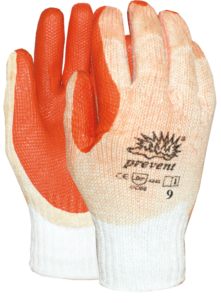 Prevent handschoen rode palm Prevent handschoen rode palm