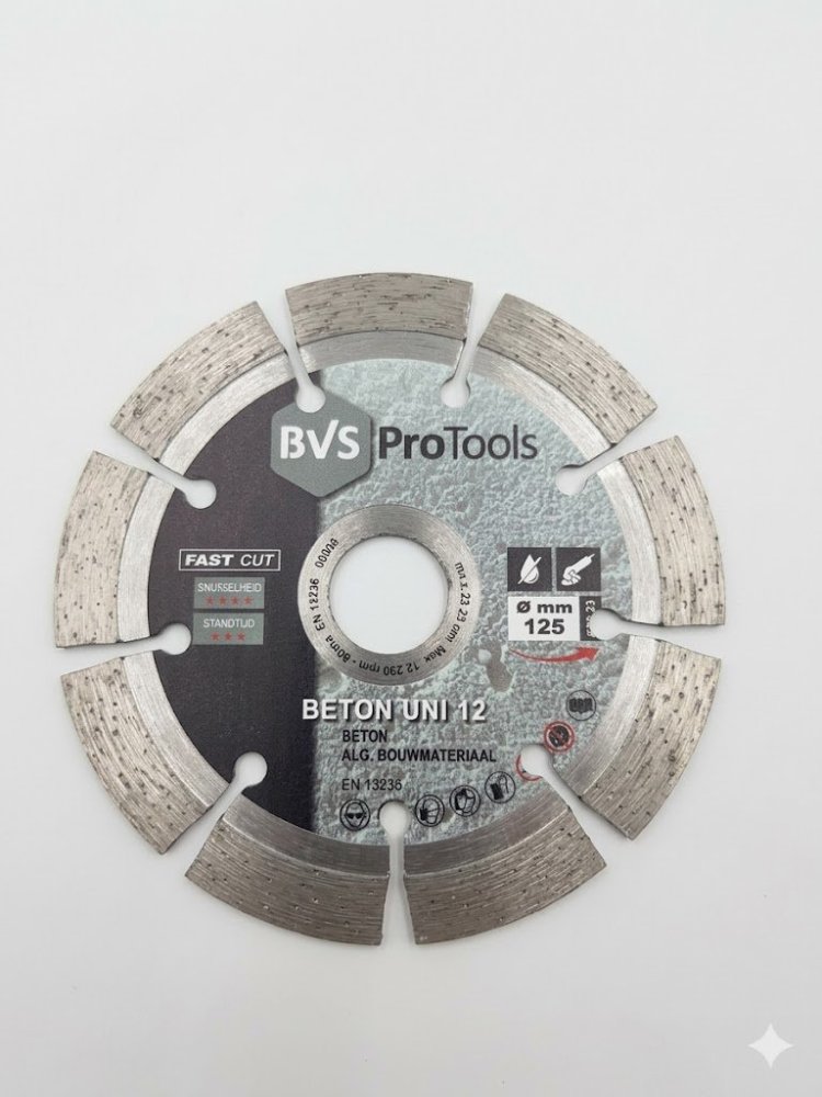 BVS ProTools Beton Uni 12 125mm as 22.2 BVS ProTools Beton Uni 12 125mm as 22.2