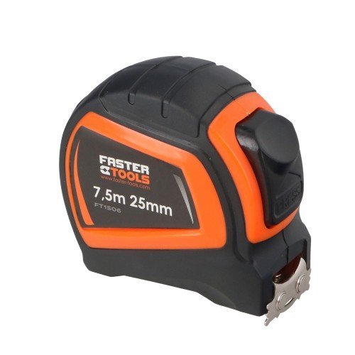 FASTER TOOLS Rolmaat 5 m x 19 mm FASTER TOOLS Rolmaat 5 m x 19 mm