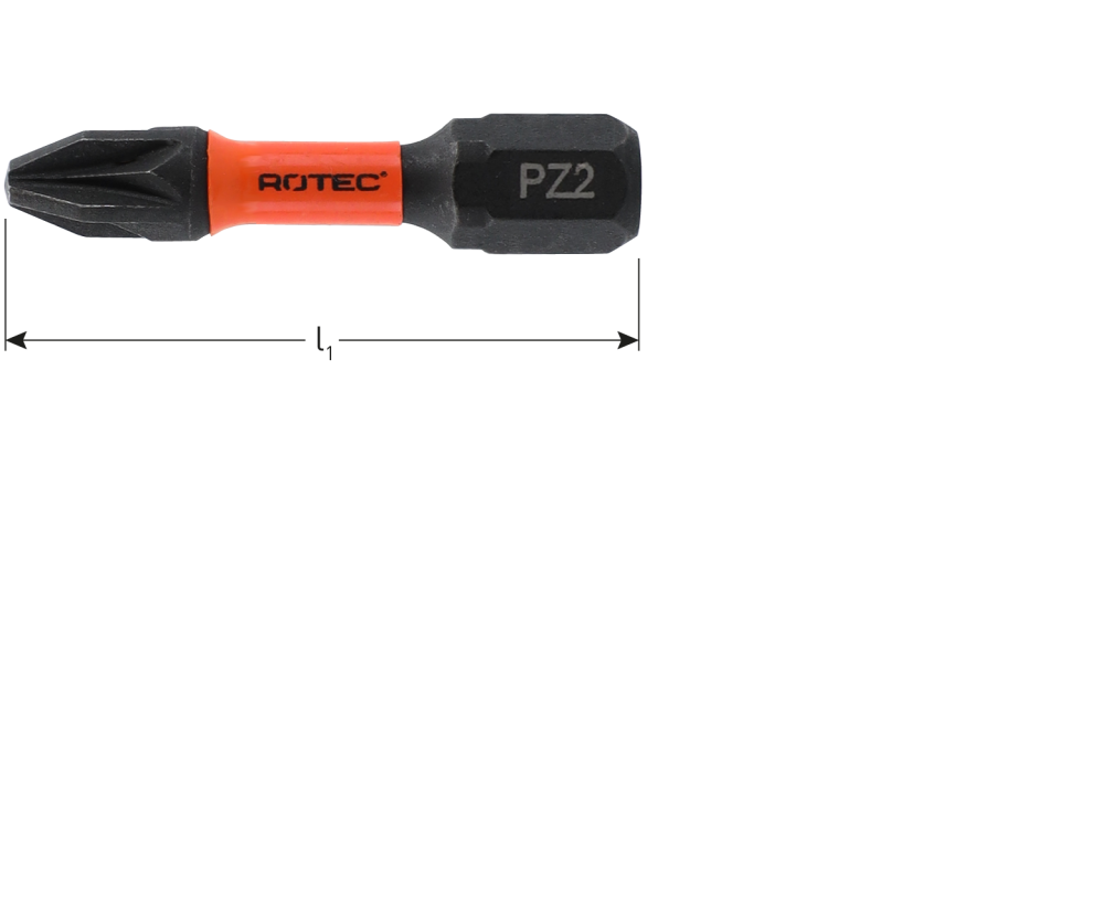 Impact Kracht Bit PZ.3x30 10 st Impact Kracht Bit PZ.3x30 10 st