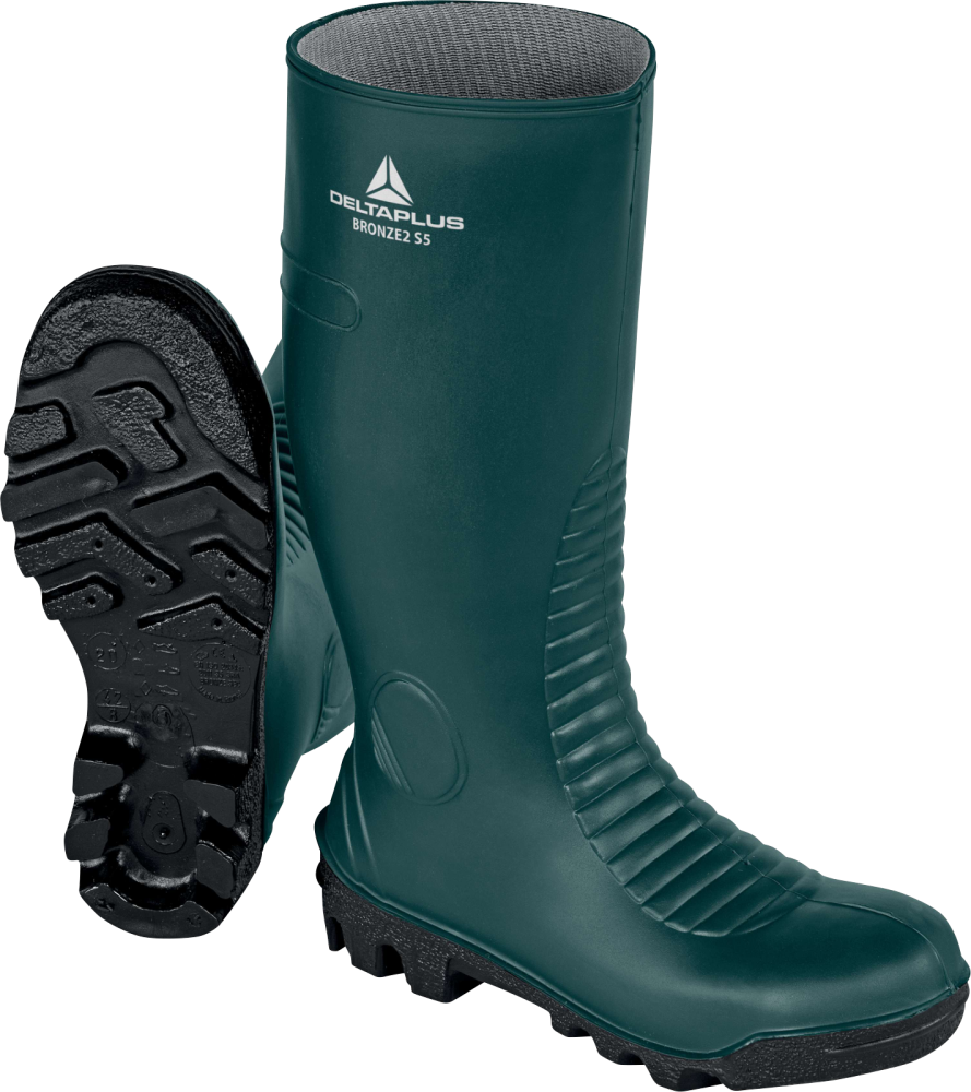 PVC Laarzen Bronze2 S5 Maat 48 Groen PVC Laarzen Bronze2 S5 Maat 48 Groen