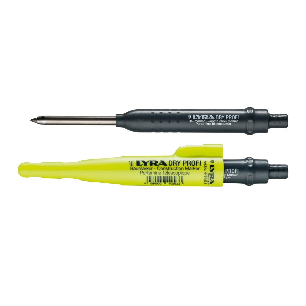 Lyra Dry Profi Markeerpotlood met Puntenslijper - 4494202 Lyra Dry Profi Markeerpotlood met Puntenslijper - 4494202