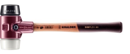 Halder Simplex Straathamer Rubber/Superplastic &Oslash; 60 mm - 3027.060