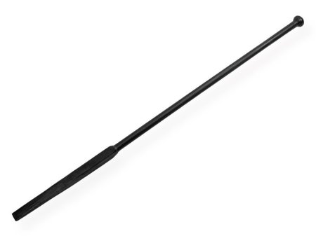 Stootijzer 135 cm met platte beitel en knop, onderzijde 55 cm vierkant met wigpunt Stootijzer 135 cm met platte beitel en knop, onderzijde 55 cm vierkant met wigpunt