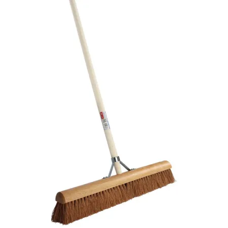 Talen Tools Kamerveger Kokos 60 cm met Houten Steel 160 cm GBB36C